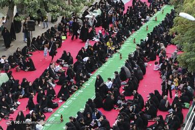 برگزاری سفره جهانی حضرت رقیه (س) در زنجان