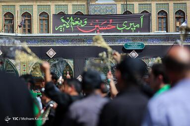 عزاداری مردم قم در روز اربعین حسینی (ع)