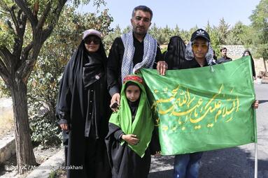 مراسم راهپیمایی جاماندگان اربعین حسینی (ع) در زنجان