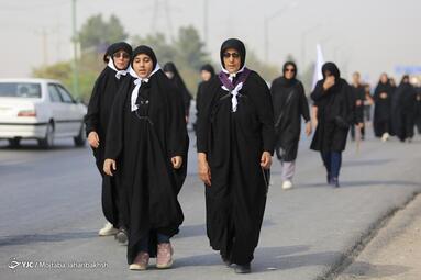 مراسم راهپیمایی جاماندگان اربعین حسینی (ع) در اصفهان