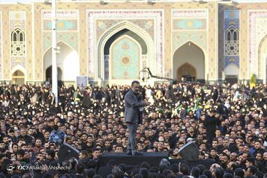 مراسم استقبال از کاروان پیاده مشهد _ کربلا (کاروان پیاده انصارالحسین)