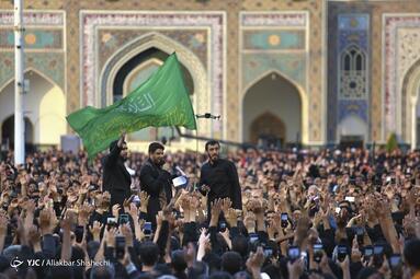 مراسم استقبال از کاروان پیاده مشهد _ کربلا (کاروان پیاده انصارالحسین)