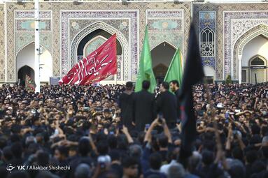 مراسم استقبال از کاروان پیاده مشهد _ کربلا (کاروان پیاده انصارالحسین)