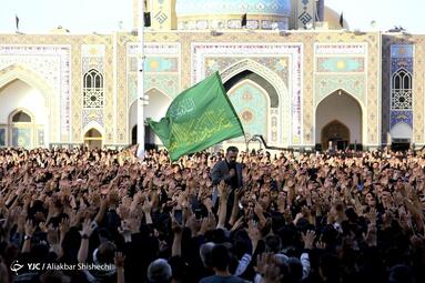 مراسم استقبال از کاروان پیاده مشهد _ کربلا (کاروان پیاده انصارالحسین)