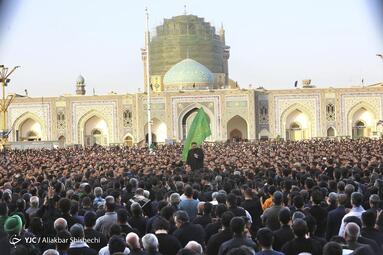 مراسم استقبال از کاروان پیاده مشهد _ کربلا (کاروان پیاده انصارالحسین)