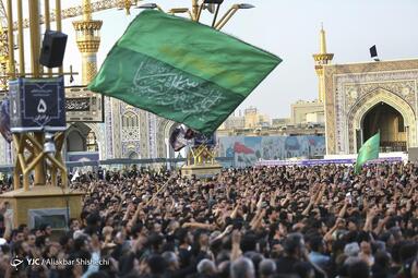 مراسم استقبال از کاروان پیاده مشهد _ کربلا (کاروان پیاده انصارالحسین)