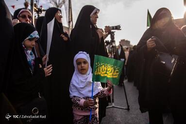 جشن میلاد حضرت محمد (ص) در میدان حضرت ولیعصر (عج) تهران