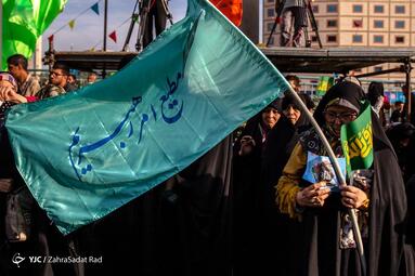 جشن میلاد حضرت محمد (ص) در میدان حضرت ولیعصر (عج) تهران