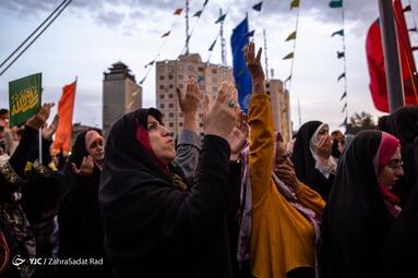 جشن میلاد حضرت محمد (ص) در میدان حضرت ولیعصر (عج) تهران