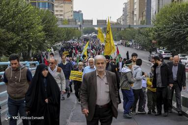 راهپیمایی ضد رژیم صهیونیستی در تهران