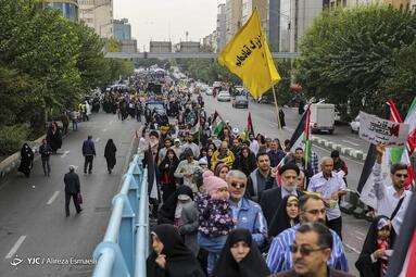 راهپیمایی ضد رژیم صهیونیستی در تهران