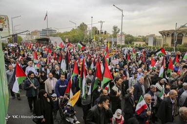 راهپیمایی ضد رژیم صهیونیستی در تهران