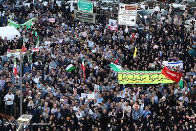 راهپیمایی خودجوش مردم اصفهان ر در محکومیت جنایات رژیم صهیونیستی