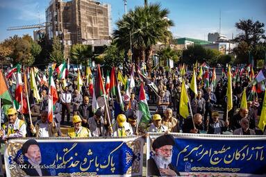 تجمع هیات رزمندگان اسلام در حمایت از مردم مظلوم غزه