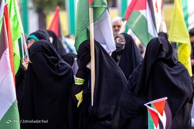 تجمع هیات رزمندگان اسلام در حمایت از مردم مظلوم غزه