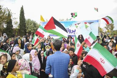 پرواز بادبادک‌ها در حمایت از مردم مظلوم فلسطین