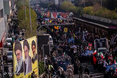 رزمایش ۵۰ هزار نفری بسیجیان در تهران