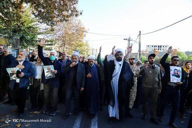 تشییع و خاکسپاری پیکر مطهر شهید «حسن اکبری»