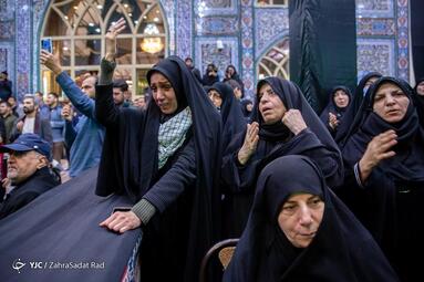 وداع با پیکر ۱۱۰ شهید گمنام در باغ موزه دفاع مقدس