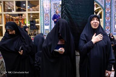 وداع با پیکر ۱۱۰ شهید گمنام در باغ موزه دفاع مقدس