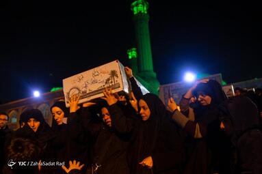 وداع با پیکر ۱۱۰ شهید گمنام در باغ موزه دفاع مقدس