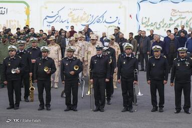 تشییع پیکر شهید مدافع امنیت «حسن بابانیا» همراه با شهدای گمنام در رشت
