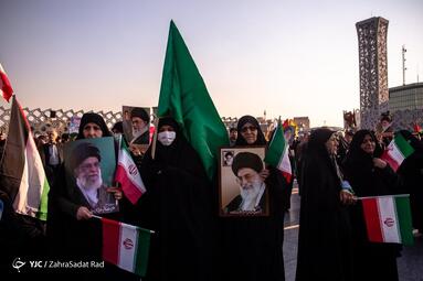 تجمع بزرگداشت ۹ دی در میدان امام حسین (ع)