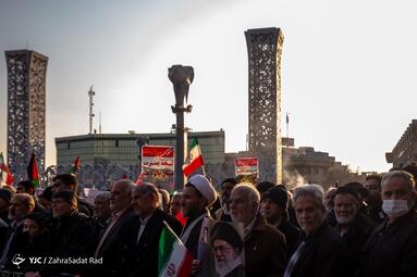 تجمع بزرگداشت ۹ دی در میدان امام حسین (ع)