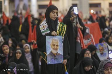 چهارمین سالگرد شهادت سردار حاج قاسم سلیمانی در مصلی تهران