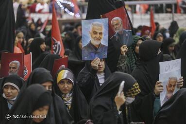 چهارمین سالگرد شهادت سردار حاج قاسم سلیمانی در مصلی تهران