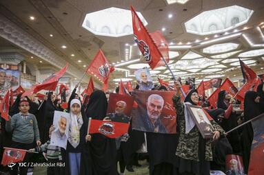 چهارمین سالگرد شهادت سردار حاج قاسم سلیمانی در مصلی تهران