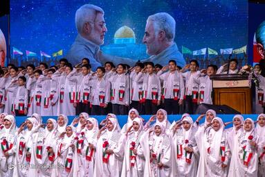 چهارمین سالگرد شهادت سردار حاج قاسم سلیمانی در مصلی تهران