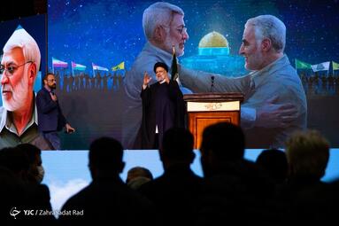 چهارمین سالگرد شهادت سردار حاج قاسم سلیمانی در مصلی تهران