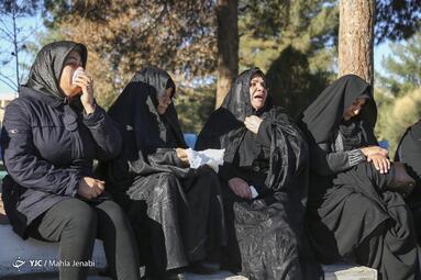 مراسم تشییع پیکر شهدای انفجار تروریستی کرمان