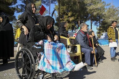 مراسم تشییع پیکر شهدای انفجار تروریستی کرمان