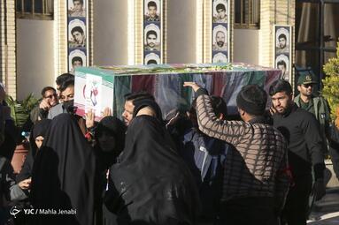 مراسم تشییع پیکر شهدای انفجار تروریستی کرمان