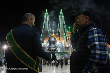 جشن شب میلاد امام علی (ع) در حرم حضرت معصومه (س)