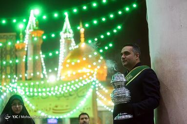 جشن شب میلاد امام علی (ع) در حرم حضرت معصومه (س)