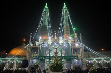 جشن شب میلاد امام علی (ع) در حرم حضرت معصومه (س)