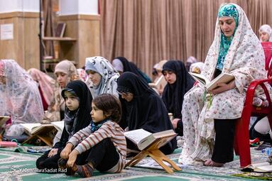 مراسم معنوی «ام داوود» و آئین اعتکاف در کوی دانشگاه تهران