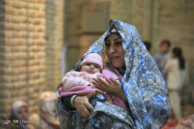مراسم اعمال ام داوود معتکفین در همدان