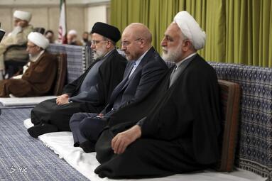دیدار مسئولان نظام و سفرای کشور‌های اسلامی با رهبر انقلاب
