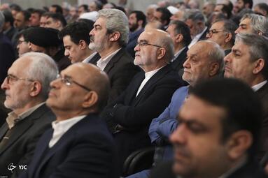دیدار مسئولان نظام و سفرای کشور‌های اسلامی با رهبر انقلاب
