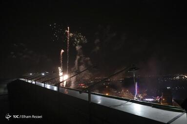 مراسم نور افشانی و جشن سالروز پیروزی انقلاب اسلامی در تهران