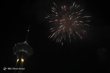 مراسم نور افشانی و جشن سالروز پیروزی انقلاب اسلامی در تهران