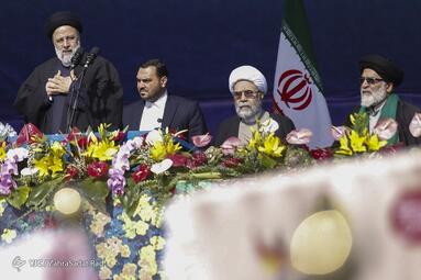 سخنرانی آیت الله «سید ابراهیم رئیسی» در راهپیمایی چهل و پنجمین سالروز پیروزی انقلاب اسلامی