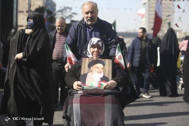راهپیمایی چهل و پنجمین سالروز پیروزی انقلاب اسلامی در تهران