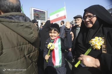 راهپیمایی چهل و پنجمین سالروز پیروزی انقلاب اسلامی در تهران