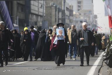 راهپیمایی چهل و پنجمین سالروز پیروزی انقلاب اسلامی در تهران
