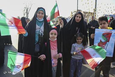 راهپیمایی چهل و پنجمین سالروز پیروزی انقلاب اسلامی در رشت